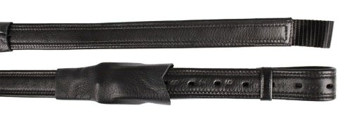 Puśliska skórzane dressage Mono black