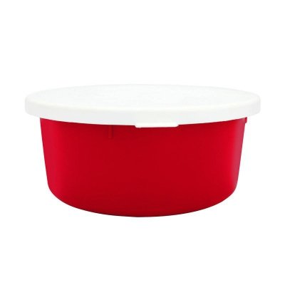Miska z pokrywką 2 L czerwona