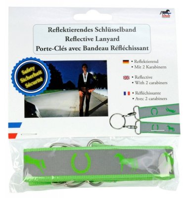 Smycz do kluczy odblaskowa Konie