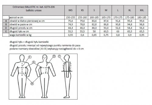 Kamizelka ochronna Ballistic FlexFit Regular level 2