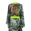 Kimono Jungle Gold Skull Short