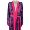 Kimono Sky Pink Heart Long