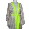 Kimono Checker Beige Heart Cllasic