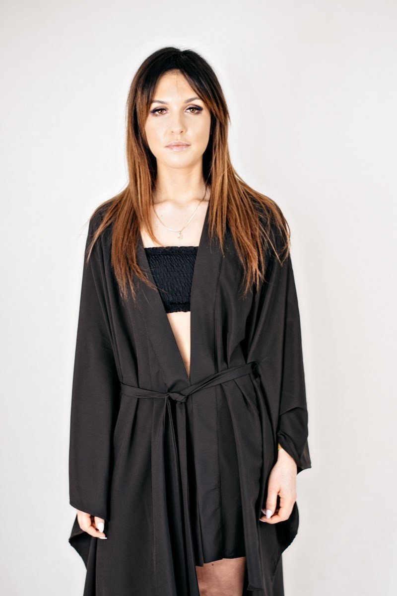 Kimono Black Gold Angel Classic