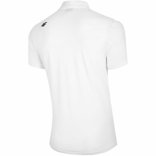 Koszulka męska 4F biała  NOSH4 TSM008 10S