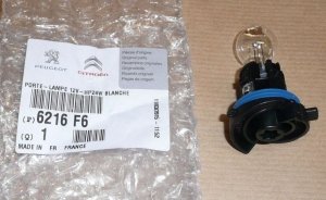 Original Fiat Peugeot Citroen HP24W 12V 24W Tagfahrleuchte Birne Lampe , 77364975 , 1612860680 , 6216F6 , 6216.F6
