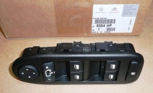 ORIGINAL Schalter Fensterheber Taste Citroen C5 II , 6554HP