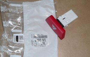 ORIGINAL Warnblink Schalter Steuereinheit für Peugeot 107 Citroen C1 6490.NG
