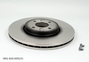 Original Bremsscheibe RENAULT SCENIC 03- 300MM 4Sch 1 Stk. , 8201695231