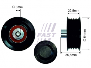 MICRO-V-RIEMENSPANNER FIAT DUCATO 06> ROLLE 2.2 JTD