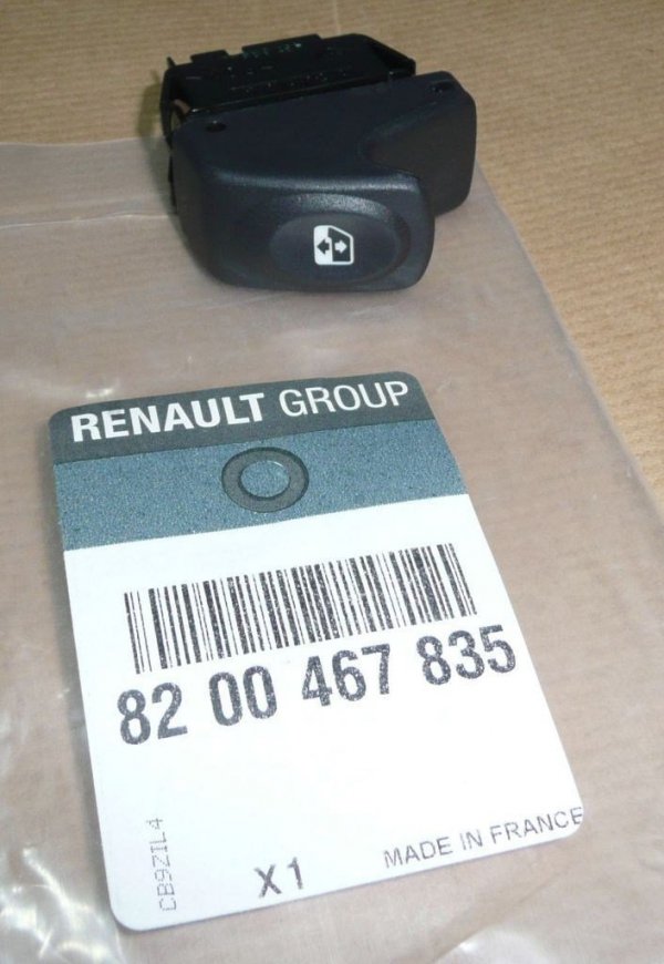 Original Schalter Fensterheber Taste Renault Dacia 6001546146 , 8200467835