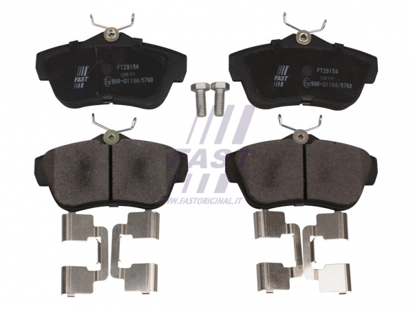 BREMSBELÄGE FIAT SCUDO 07> HINTEN OHNE SENSOR 1.6/2.0 MJTD