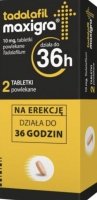 Tadalafil Maxigra 10 mg 2 tabletki powlekane DZIAŁA DO 36 GODZIN 