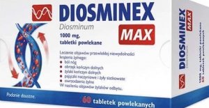 Diosminex Max 1000 mg 60 tabletek powlekanych