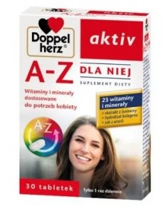 Doppelherz aktiv A-Z dla Niej, 30 tabletek