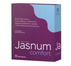 Jasnum comfort, 10 globulek dopochwowych