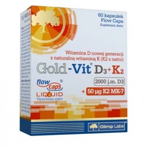 Gold-Vit D3+K2, 60 kapsułek