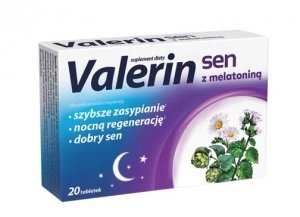 Valerin Sen z melatoniną, 20 tabletek