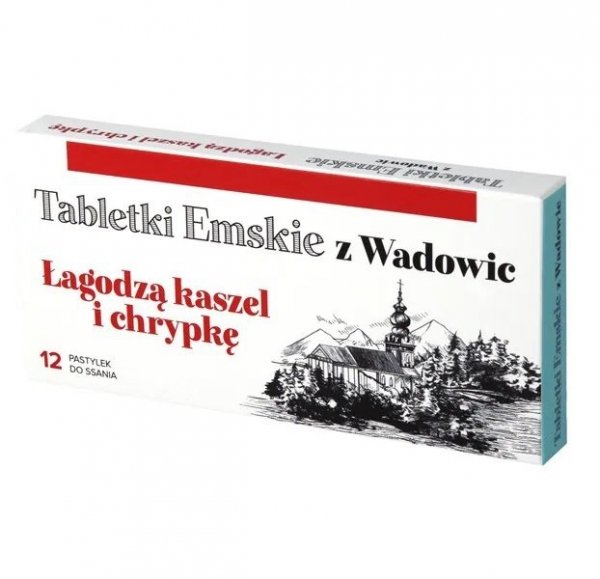 Tabletki Emskie z Wadowic 12 tabletek do ssania