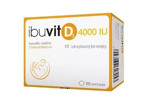 Ibuvit D3 4000 IU, 90 kapsułek miękkich