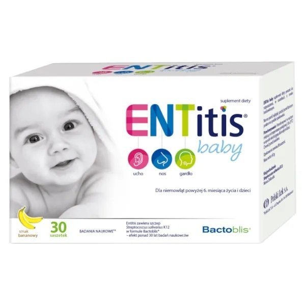 Entitis Baby Smak Bananowy 30 Saszetek