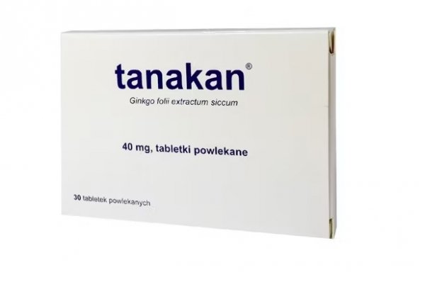 Tanakan 40 mg, 30 tabletek powlekanych (Import równoległy)