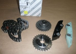 Original  Kit de distribution complet Citroën Jumper III 3.0 HDI Peugeot Boxer III 145/155/175CV chaîne sur vilebrequin ,  16432