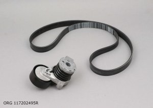 Original  TENDEUR DE COURROIE Renault 1.5DCI 10- COMPLET 6PK1197, 117202495R