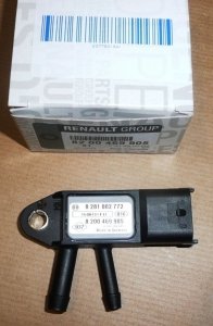 Original Capteur de pression d'échappement Renault Megane III 2.0DCI , 227701454R