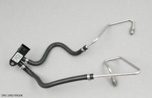 Original Capteur de pression des gaz d'échappement Renault 2.3DCI, 2082700Q0K , 208157303R