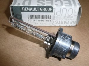 Original  Ampoule au xénon D2S 35W Renault Clio II, III Renault Avantime, Renault Espace III, IV, Renault Koleos, Renault Mégane