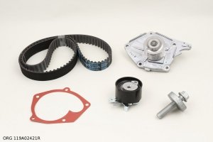 Kit de courroie de distribution d'origine Renault 1.5DCI 01- + WP 04- 74MM, 119A02421R, 119A02421R