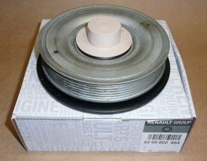 Poulie d'origine 6PK pour vilebrequin renault Master II laguna II 2.2 2.5 dci , 8200802664