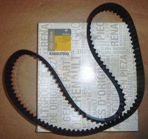 Original  Courroie de distribution Renault Megane III 1.5DCI123 dents , 8200537033