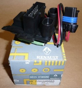 Original  Régulateur de chauffage Renault Clio II chauffage normal ,  7701045553