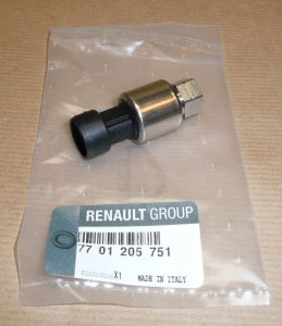 Original  Capteur de pression de climatisation Renault Clio II, Renault Megane II, Renault Kangoo, Renault Laguna II 3 broches ,
