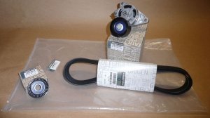 Original  kit tendeur de courroie d'alternateur Renault Espace IV 2.2 dCi ,  7701474368