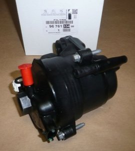 Filtre à carburant d'origine Citroën Peugeot Diesel pour moteurs 1.6 et 2.0 HDi, 9676133480