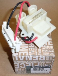 Original  Résistance de soufflerie Renault Clio II 06.01-05.03 sans climatisation ,  7701051433