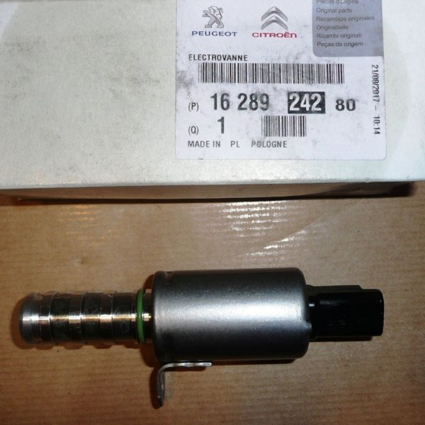 Électrovanne de changement de phase de distribution Citroën C3, C4, Peugeot 108, Citroën Berlingo III, C5 III, DS3, DS4, DS5, Peugeot 207, 208, 3008, 508, 5008, RCZ, Partner III 1.6 16V/VTI/THP  ,  1628924280
