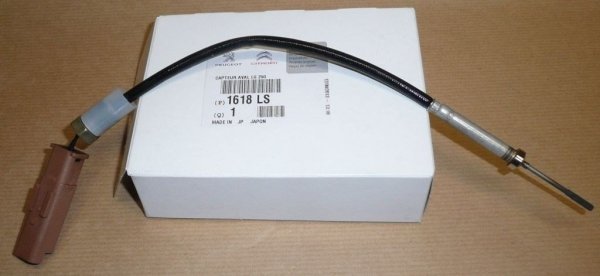 Capteur de température des gaz d'échappement Citroen Peugeot d'origine 1.6HDI Berlingo, 1618.LS, 1618LS, 9687879680, 1618A5, 9651618180