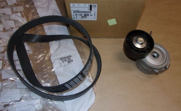 ensemble DE COURROIE trapézoïdale CITROEN C5 III 2.2HDI ,  1611278580
