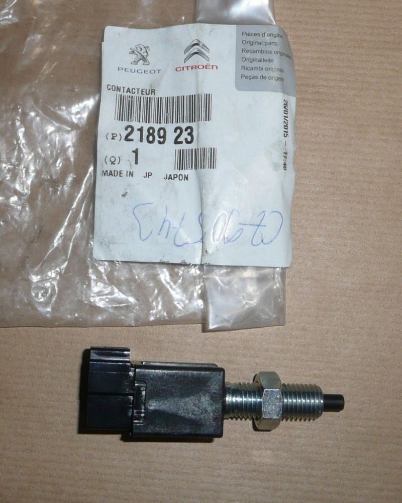 Capteur d'embrayage Citroën C-Crosser Peugeot 4007, 4008, 2189.23, 218923