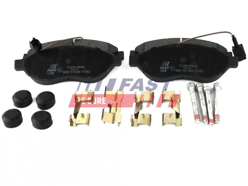 PLAQUETTES DE FREIN FIAT DUCATO 06> AVANT 2-CAPTEURS 12/15/17Q LIGHT