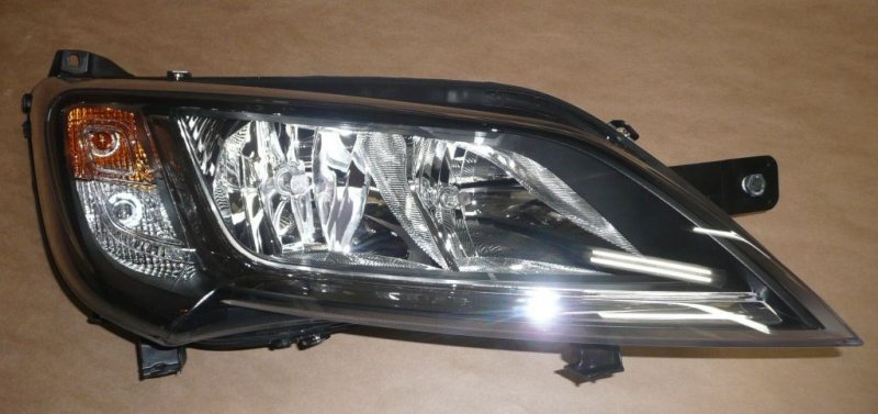 Phare Peugeot Boxer III droit noir sans bande LED  ,  1634736380
