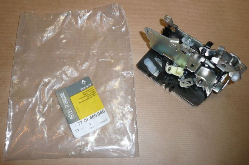 Original  Serrure de porte Renault Clio II, Renault Mégane arrière gauche ,  7701469940