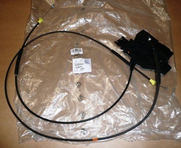 Serrure de porte d'origine pour porte coulissante droite Citroën Jumpy 07-, 9138P1, 9138.P1, 9657000280