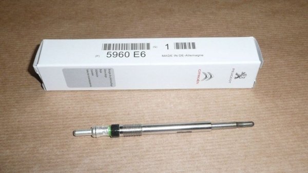 Bougie de préchauffage Citroën Peugeot 1.6 2.0 HDI / blue, 9686504380, 5960E6, 5960.E6