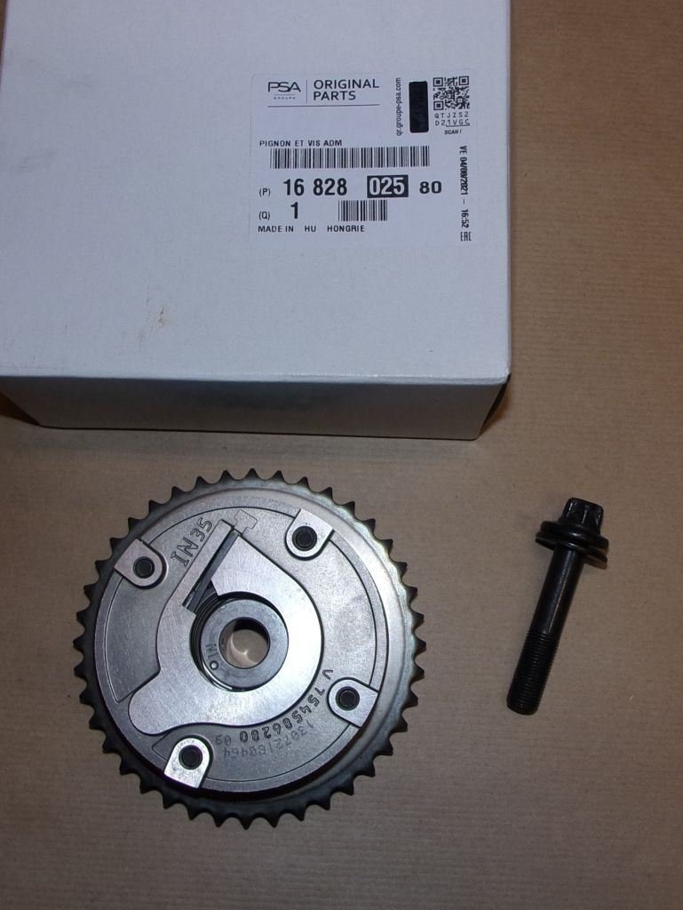 Original  Poulie d'arbre à cames Citroën C3, Citroën C4 1.6 16V Citroën Berlingo, Citroën C5, Citroën C3 Picasso, Citroën C4 Picasso, Citroën DS3, Citroën DS5, Peugeot 207, Peugeot 208, Peugeot 308, Peugeot 407, Peugeot 508, Peugeot Partner (EP3C/6C) , 