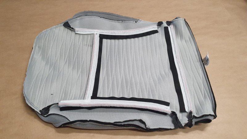 Revêtement de siège Citroën Berlingo II, 16139886VL, 